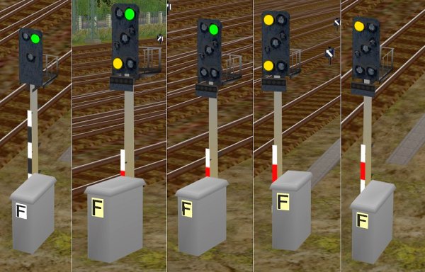 Lichtsignale der DR, Einfahr- und Selbstblocksignale (BS1402 )