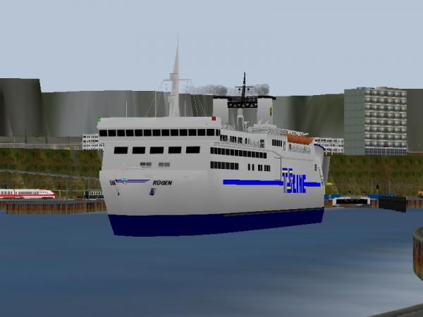 Eisenbahnf&auml;hrschiff FMS R&uuml;gen "TS Line" (ab EEP 2.43) (CS2403 )