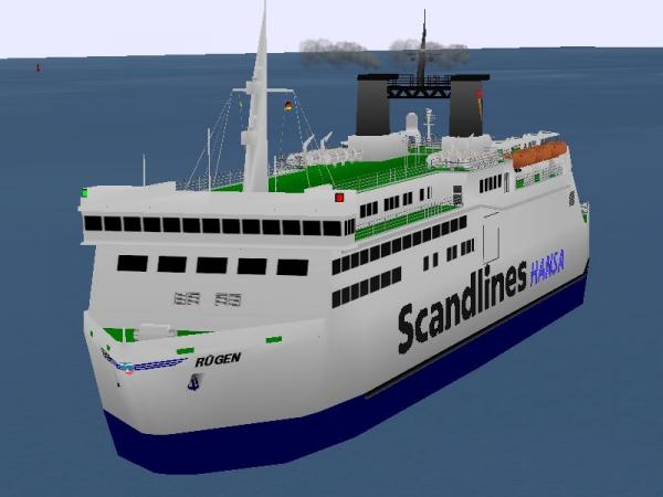 Eisenbahnf&auml;hrschiff FMS R&uuml;gen "Scandlines" (ab EEP 2.43) (CS2408 )