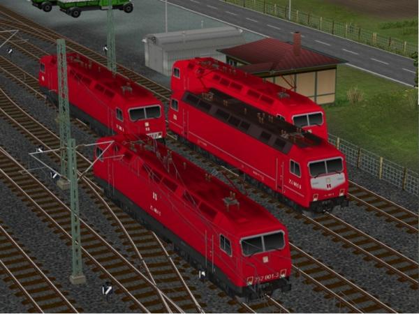 E-Loks BR 252 der DR (DK1429 )