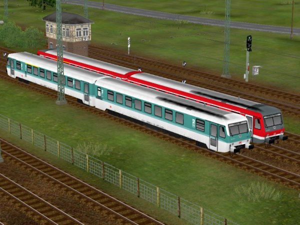 Dieseltriebwagen BR 628.2 der DB (DK1447 )