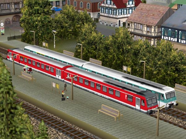 Dieseltriebwagen BR 628.4 der DB (DK1448 )