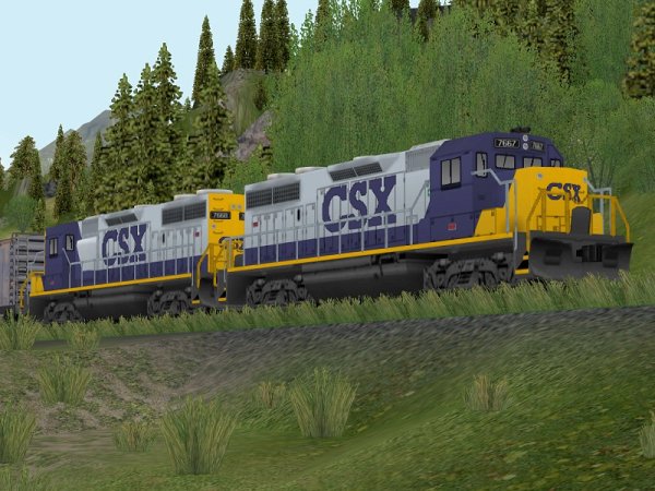 US Diesellokomotive EMD GP38 CSX (DK1455 )
