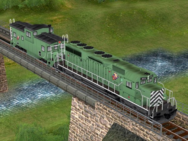 US Diesellokomotive EMD SD40 und Caboose (DK1458 )
