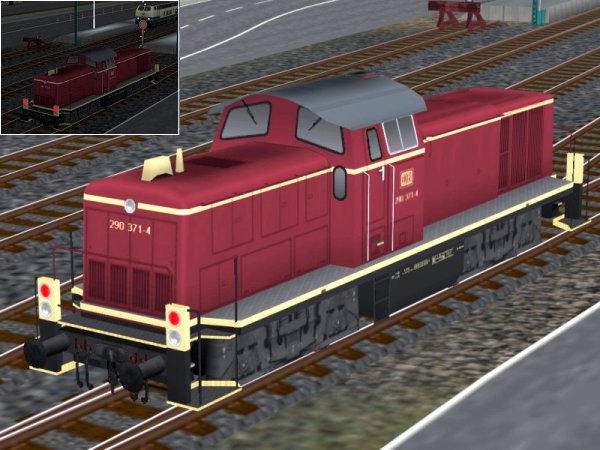 Diesellokomotiven BR 290 der DB Epoche IV (DK1470 )