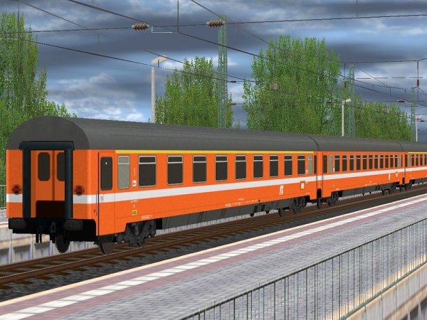FS Eurofima-Wagen, orange Epoche IV und V (GH2402 )