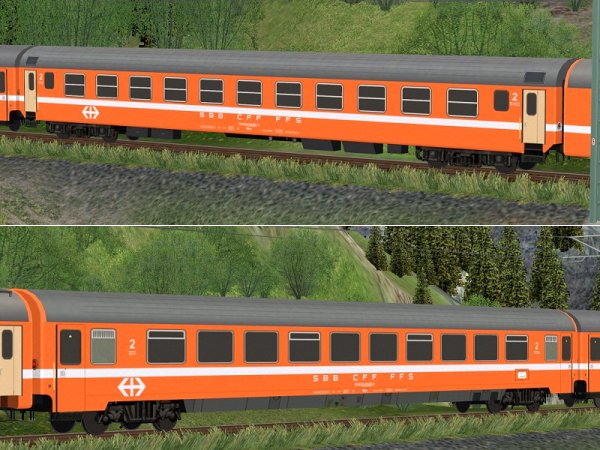 SBB RIC-Wagen orange, Epoche IV-V (GH2412 )