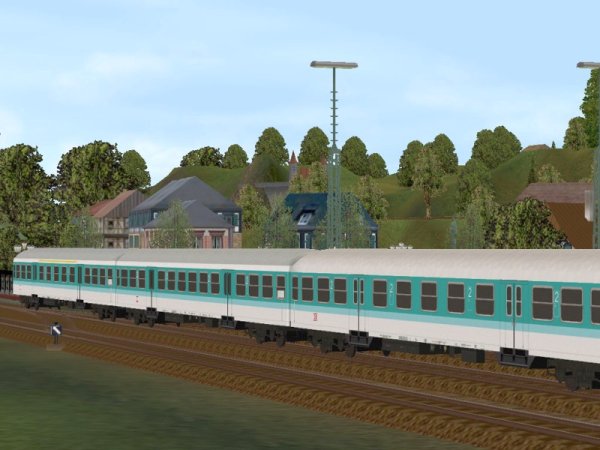 Nahverkehrswagen mintgr&uuml;n, Epoche V (GH2415 )