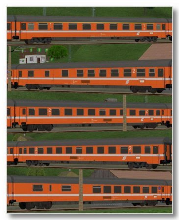 &Ouml;BB Eurofimawagen orange, Epoche IV (GH2424 )