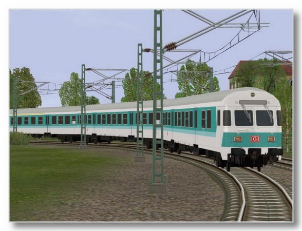 Nahverkehrswagen der DB mingr&uuml;n, Epoche V Ex-Silberwagen (GH2440 )
