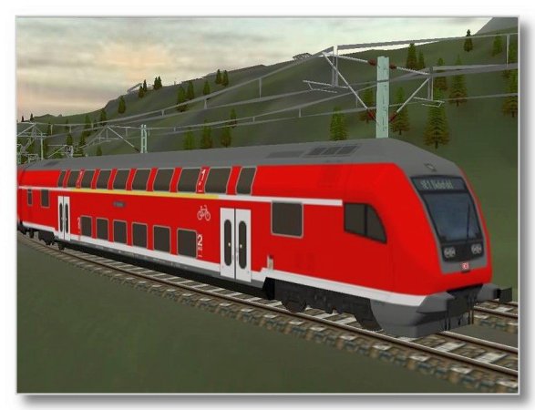 DB Doppelstock-Steuerwagen, rot (GH2457 )