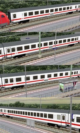 DB ICE-farbene Wagen Set 1 (GH2458 )
