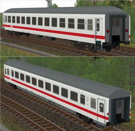 DB ICE-farbene Wagen Set 4 (GH2463 )