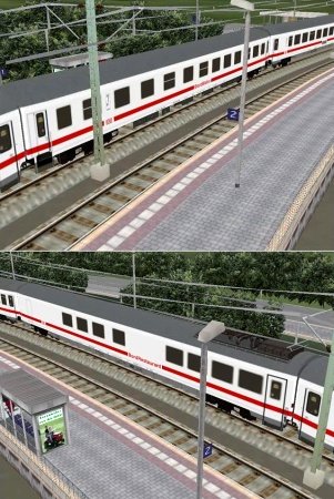 DB ICE-farbene Wagen Set 5 (GH2464 )