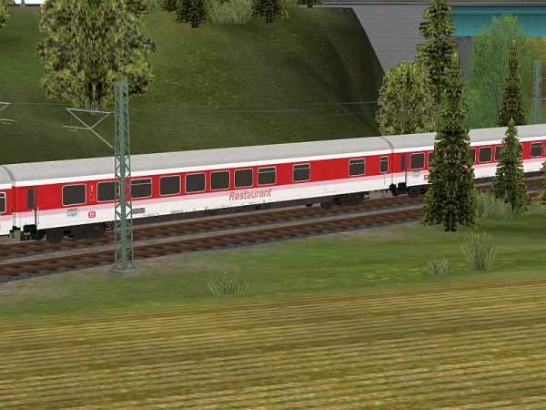 DB IC-Wagen rosarot, Set 3: Speisewagen (GH2467 )