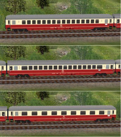 DB IC-Wagen 80er Jahre Set 2 (GH2484 )