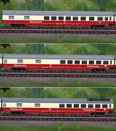 DB IC-Wagen 80er Jahre Set 3 (GH2485 )