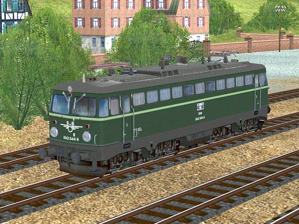 E-Lok der &Ouml;BB 1042 044-6 gruen Epoche IV-V (GH2493 )