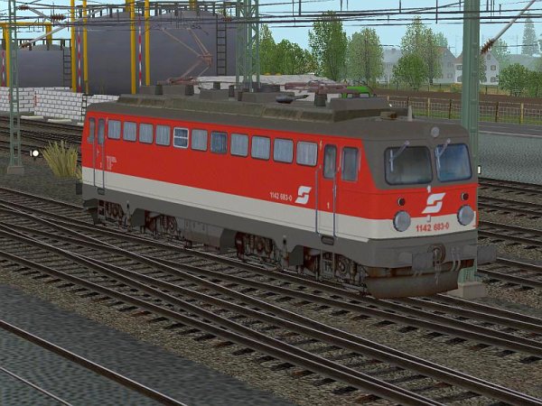 E-Lok der &Ouml;BB 1142 658-2 und 1142 683-0 (GH2498 )