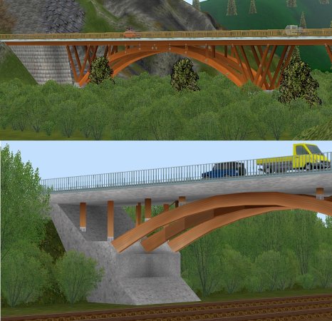 3 verschiedene Strassenbr&uuml;cken (HB2430 )