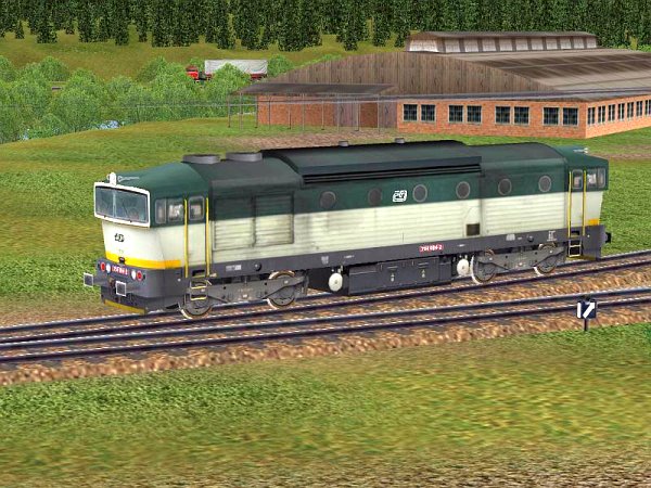 Diesellok D 754 der CSD (HB3454 )