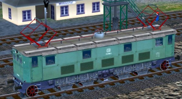 E-Lok der Baureihe E16 DB 116 006-08 (HB3478 )
