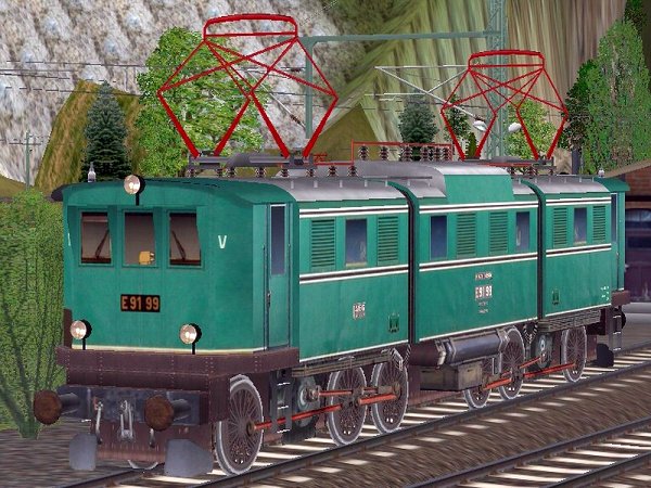 E-Lokomotiven-Set DB E 91, DRG 91, Heizlok DB 191 (HB3480 )