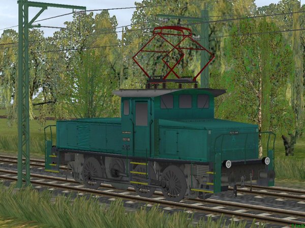 Rangierlok DRG E63-08, Epoche II (HB3482 )