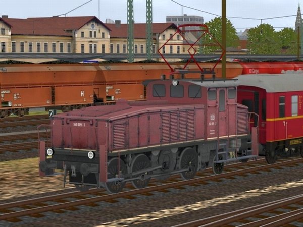 E-Rangierlokomotiven DB E60 10 und DB 160 009-7 im Set, Epoche II (HB3485 )