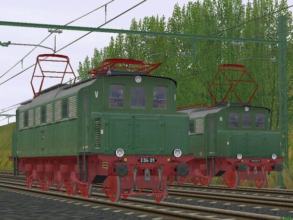 E-Loks DR E 04-01 und DR E 204 011-1 im Set (HB3487 )