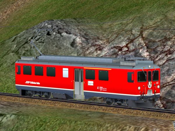 Sspur RhB ABe 4 4 Triebwagen   (HB3502X )