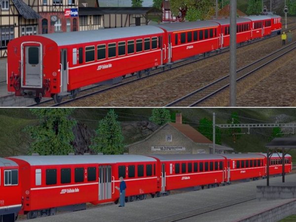 Sspur RhB Personenwagen (HB3503 )