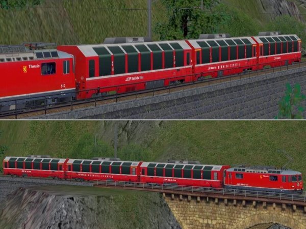 Sspur RhB Panoramawagen (HB3506 )