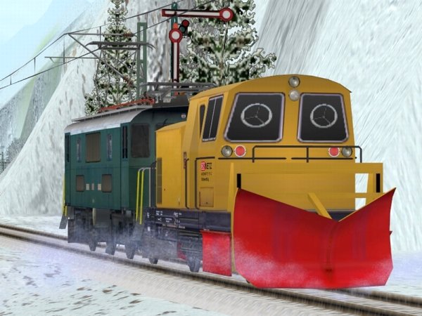 Beilhack Schneepflug PB600 der DB (HB3512 )