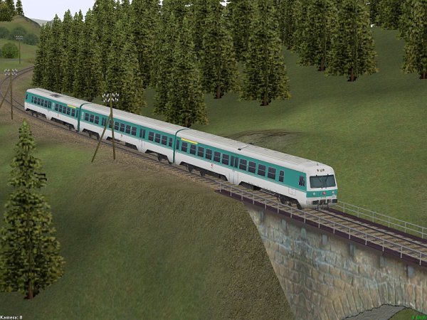 DB BR 614 Lichtgrau-Mintgr&uuml;n Epoche IV (HB3525 )