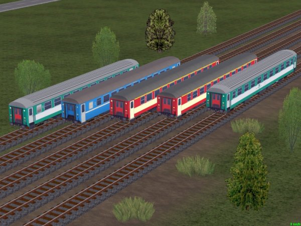 Personenwagen der PKP, Set 2 (HB3534 )