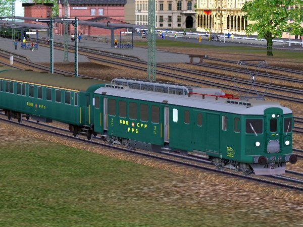 Triebwagen der SBB BDe4/4 1635 und 1646 (HB3541 )