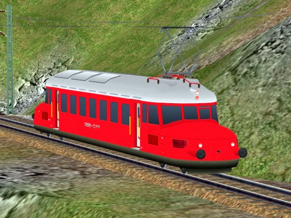 Elektro-Triebwagen SBB RAe 2/4 (HB3545 )