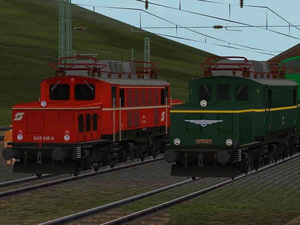 E-Loks der &Ouml;BB der BR 1020 in Epoche IV (HB3565 )