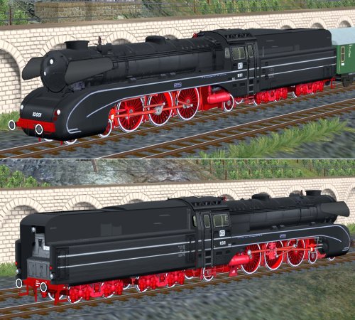 Schnellzug-Dampflokomotiven der Baureihe 10 mit Schlepptender (HH1402 )