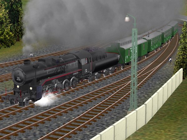 Schlepptenderdampflok 42.2708 mit Wannentender T30 der OeStB (HH1405 )