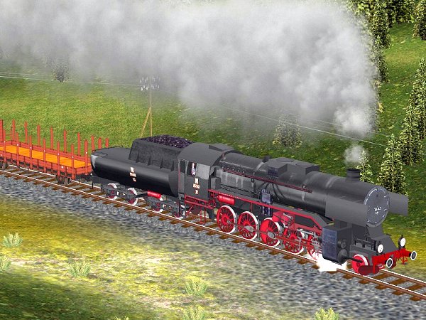 Dampflok Ty 43-17 mit Wannenschlepptender T30 der PKP (HH1407 )