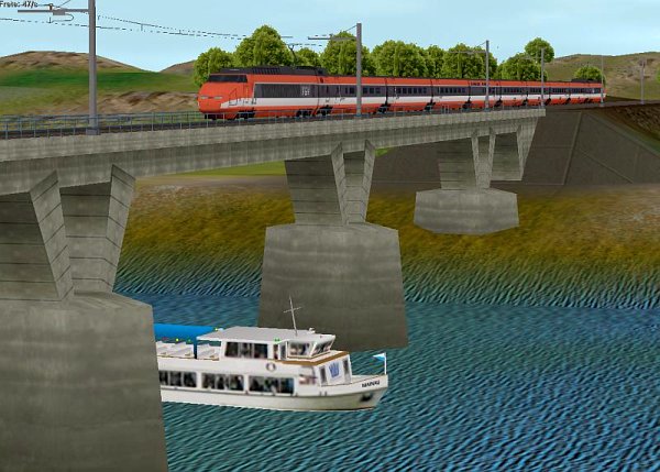 Rhonebr&uuml;cke Voulte-sur-Rhone (HS2413 )