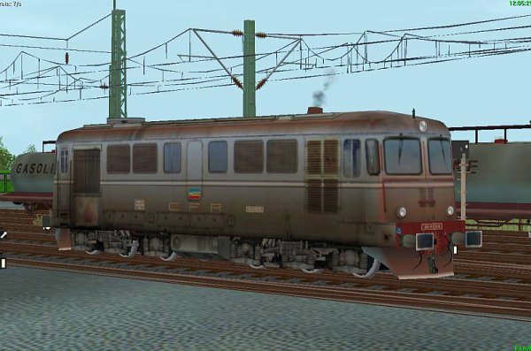 Dieselelektrische Lokomotive 60-0125-9 der Rum&auml;nischen Eisenbahn (HS2417 )