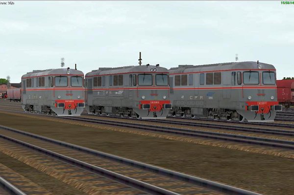Diesellokomotiven f&uuml;r Personenz&uuml;ge Set 2 der Rum&auml;nischen Eisenbahn (HS2422 )