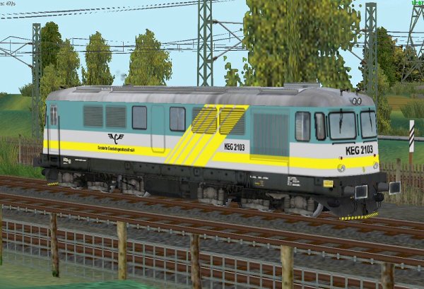 Diesellokomotiven der BR 060 KEG-2103 und KEG-2104 (HS2424 )