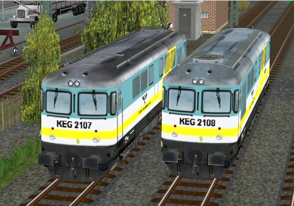 Diesellokomotiven der BR 060 KEG-2107 und KEG-2108 (HS2425 )