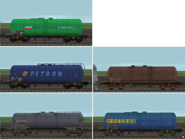 Kesselwagen Zaes der CFR, Set1 (HS2430 )