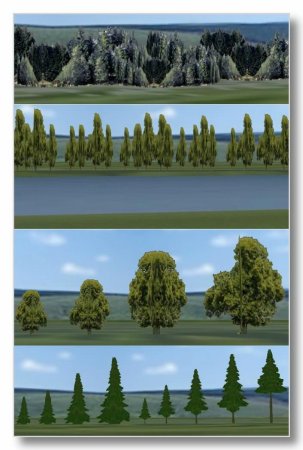 Baum- und Waldset (HT1417 )