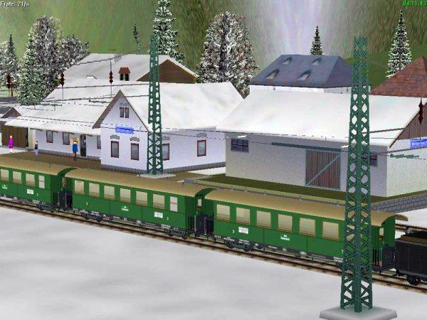 Bahnhof Mitterbach Winter Set (HT1424 )